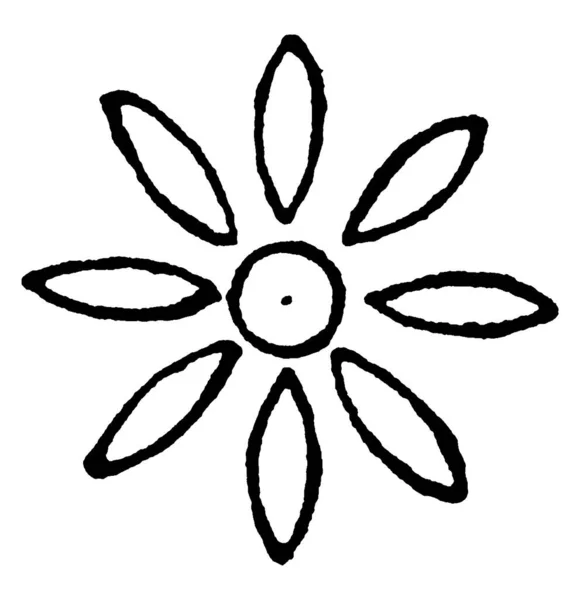 Rozetta Tervezés Korai Tavaszi Virág Persia Sok Használatban Van Határ — Stock Vector