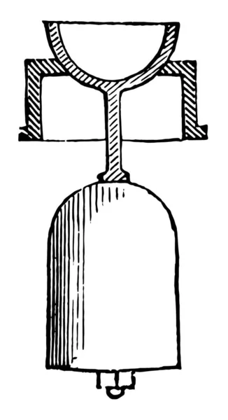 Ilustracja Reprezentuje Funkcji Pracy Cup Vavle Vintage Rysowania Linii Lub — Wektor stockowy