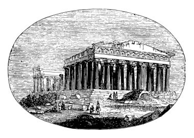 Modern Parthenon, Atinalılar, dönmek için Attica, onların şehir harap ve onların ülke ıssız buldum İranlılar, yenilgisinden sonra, 