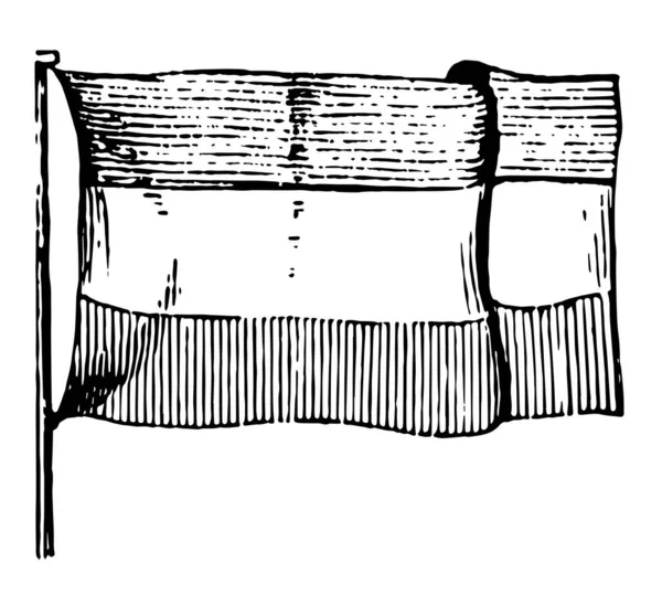 Bandera Mecklemburgo 1881 Esta Bandera Tiene Tres Bandas Horizontales Iguales — Archivo Imágenes Vectoriales