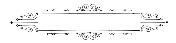 Банер Filigree Має Дуже Елегантний Дизайн Вінтажний Малюнок Лінії Або — стоковий вектор
