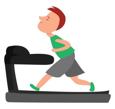 Beden eğitimi, illüstrasyon, beyaz arka planda vektör.