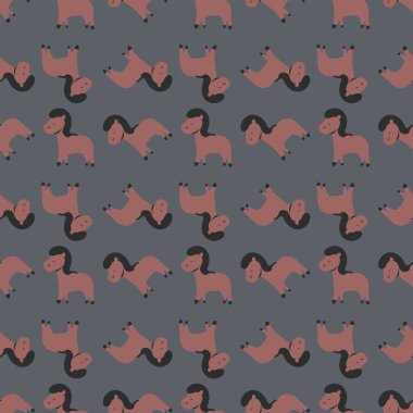 Midilli deseni, illüstrasyon, beyaz arkaplan üzerindeki vektör