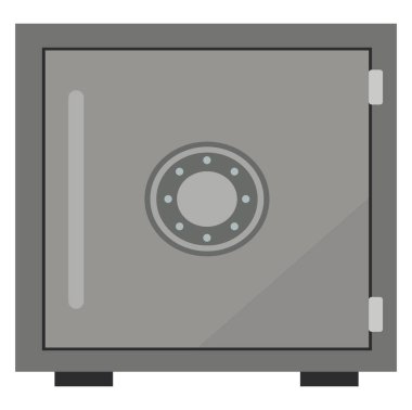 Kare güvenli, illüstrasyon, beyaz arkaplan vektörü