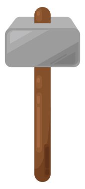 Thors çekiç, illüstrasyon, beyaz arkaplan vektörü