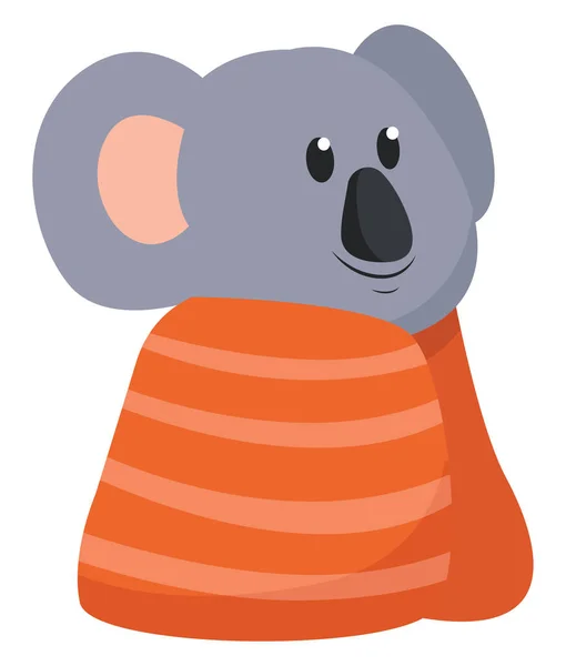 Mignon Koala Illustration Vecteur Sur Fond Blanc — Image vectorielle