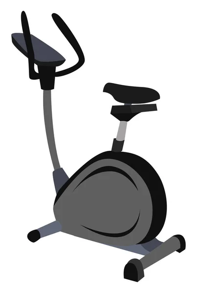 Exercise Bike Illustration Vector White Background — Stock Vector