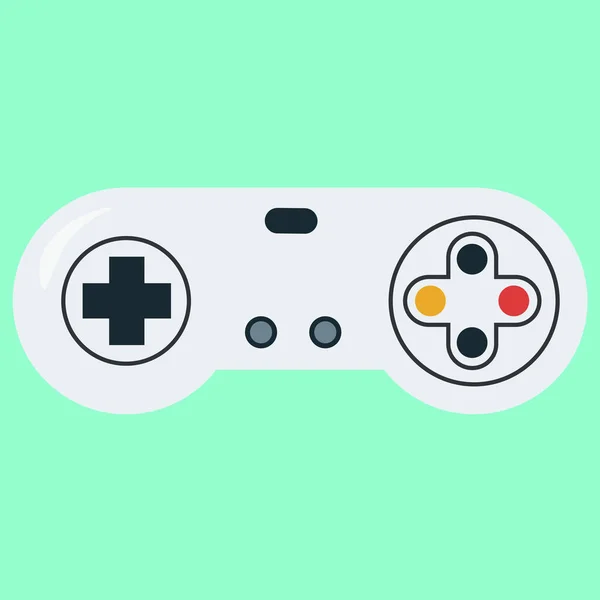 Game Controller Illustration Vektor Auf Weißem Hintergrund — Stockvektor