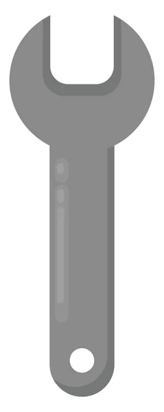 Key Wrench Illustration Vector White Background — Stock Vector