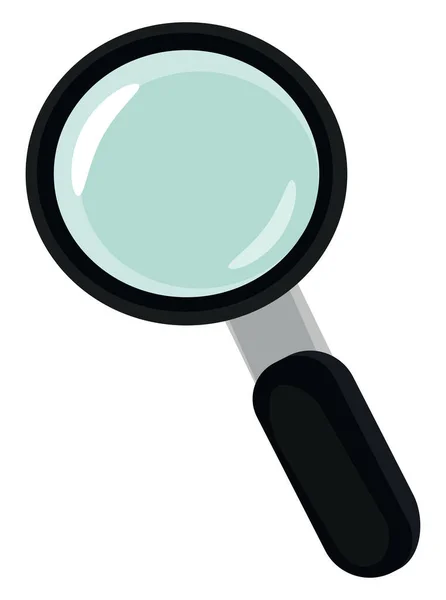 Magnifying Glass Illustration Vector White Background — Stock Vector