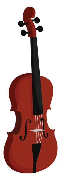 Violininstrument Illustration Vektor Auf Weißem Hintergrund — Stockvektor