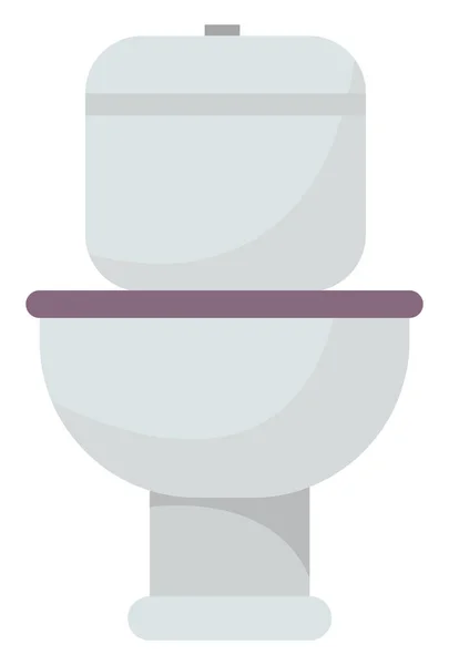 Toaleta Ilustracja Wektor Białym Tle — Wektor stockowy