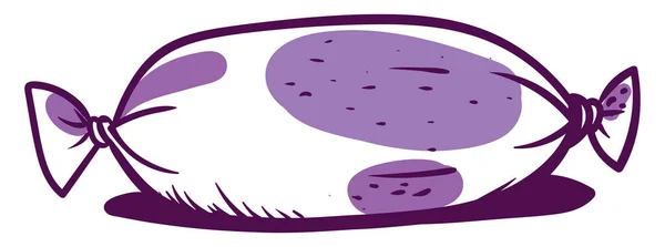 Фіолетові Цукерки Ілюстрація Вектор Білому Тлі — стоковий вектор