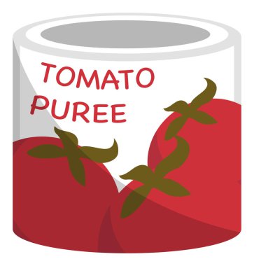 Beyaz arkaplanda Taomato, illüstrasyon, vektör