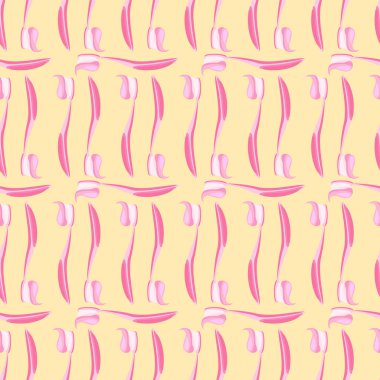 Diş fırçası deseni, illüstrasyon, beyaz arkaplan üzerindeki vektör