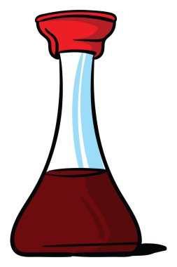 Soya sosu, illüstrasyon, beyaz arkaplanda vektör