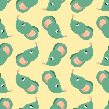 Fare deseni, illüstrasyon, beyaz arkaplan üzerindeki vektör