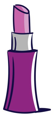 Pembe pomade, illüstrasyon, beyaz arkaplanda vektör