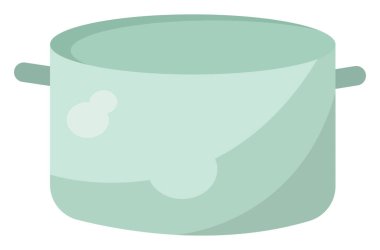 Boş pan, illüstrasyon, beyaz arkaplan üzerindeki vektör