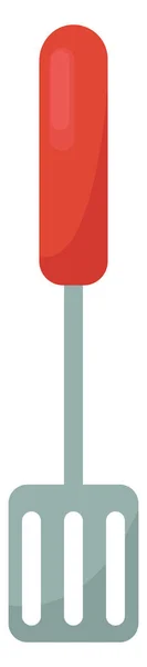 赤いへら イラスト 白い背景のベクトル — ストックベクタ