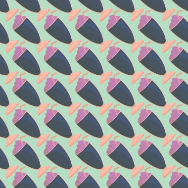 Kokteyl deseni, illüstrasyon, beyaz arkaplan üzerindeki vektör