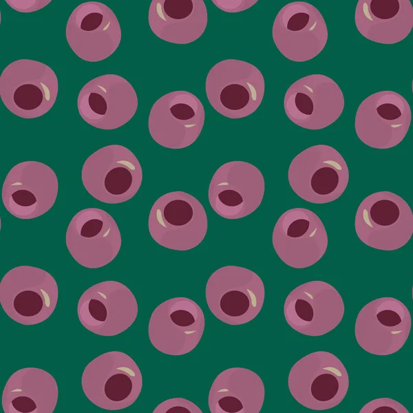 オリーブのパターン イラスト 白い背景のベクトル — ストックベクタ
