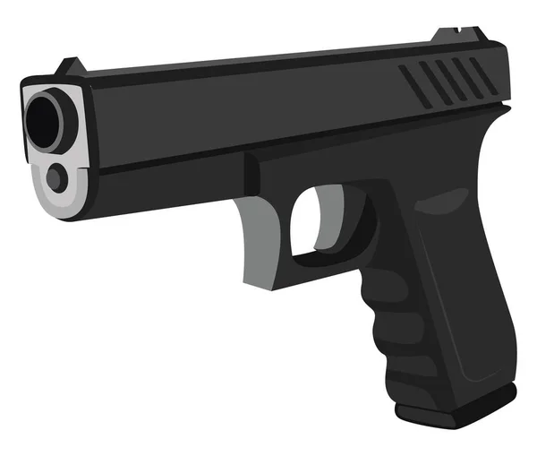 Glock Pistola Ilustração Vetor Sobre Fundo Branco — Vetor de Stock