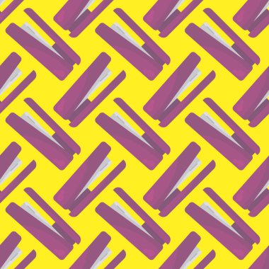 Mor zımba deseni, illüstrasyon, beyaz arkaplan üzerindeki vektör