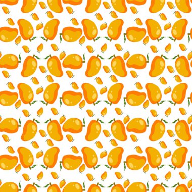 Mango duvar kağıdı, illüstrasyon, beyaz arkaplan üzerindeki vektör.