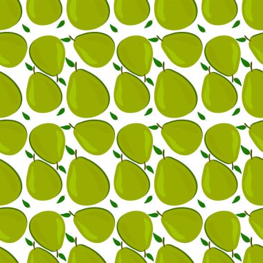 Guava duvar kağıdı, illüstrasyon, beyaz arkaplan üzerindeki vektör.