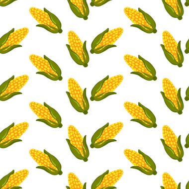 Mısır duvar kağıdı, illüstrasyon, beyaz arkaplan üzerindeki vektör.