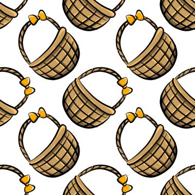 Basket deseni, illüstrasyon, beyaz arkaplan üzerindeki vektör