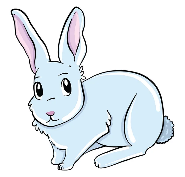 Великий Кролик Ілюстрація Вектор Білому Тлі — стоковий вектор