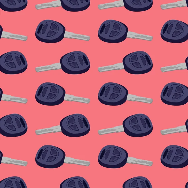 Küçük Pasta Standı Pembe Arka Planda Pürüzsüz Desen — Stok Vektör