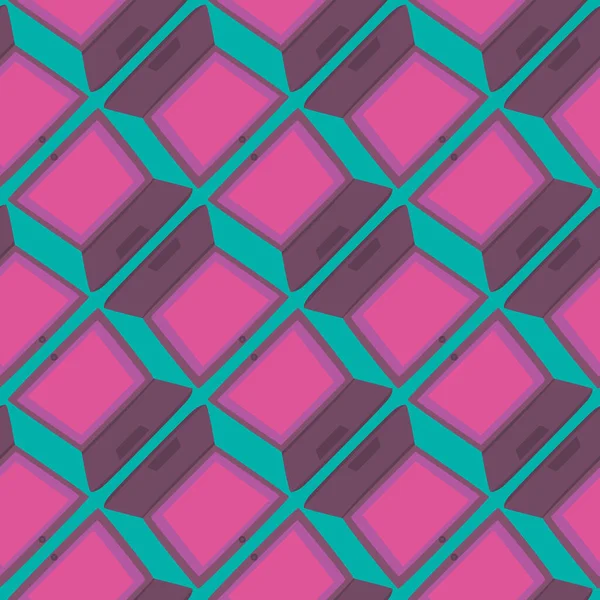 Pink Pattern Illustration Vector White Background — Stock Vector