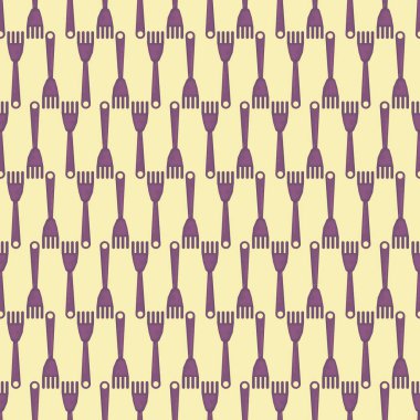 Çatal deseni, illüstrasyon, beyaz arkaplan üzerindeki vektör