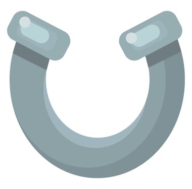 At nalı, illüstrasyon, beyaz arkaplanda vektör