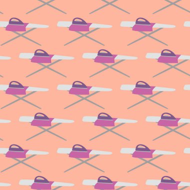 Ütü tablosu deseni, illüstrasyon, beyaz arkaplan üzerindeki vektör