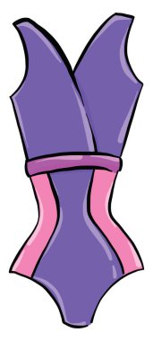 Mor mayo, illüstrasyon, beyaz arkaplanda vektör