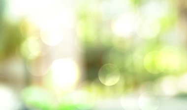 Bokeh ile soyut yeşil arkaplan