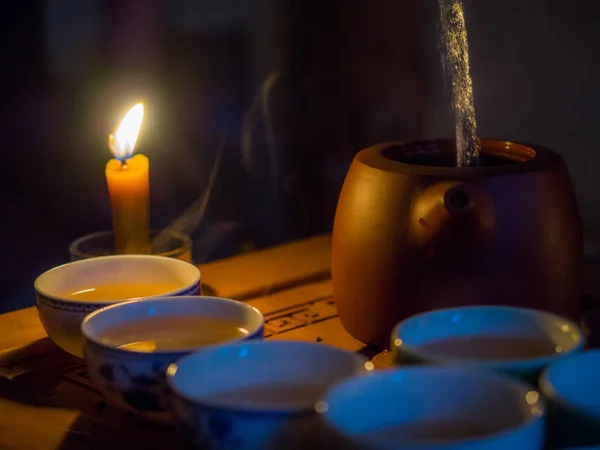 Çay töreni. Çin geleneği.