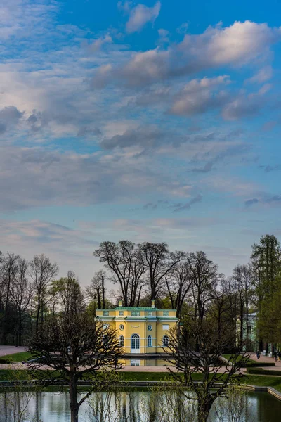 Vintage building by the water. Stock Image