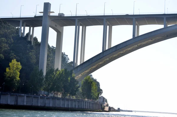 River Douro and a famous bridge — Stock Photo, Image