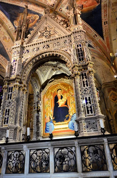 Altaar Een Historische Kerk Florence — Stockfoto