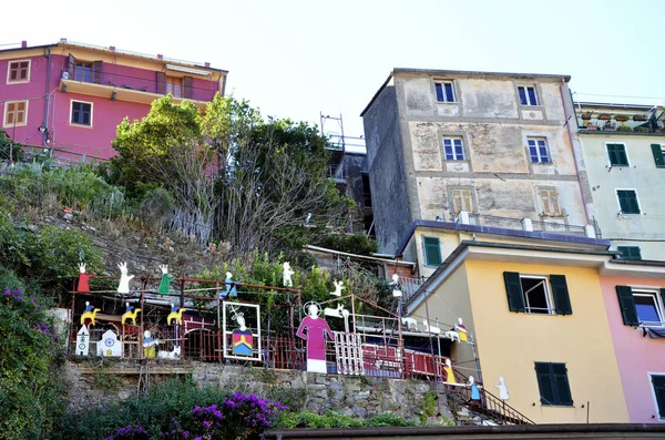 Traditionelle Häuser Der Toskanischen Küste Italien — Stockfoto