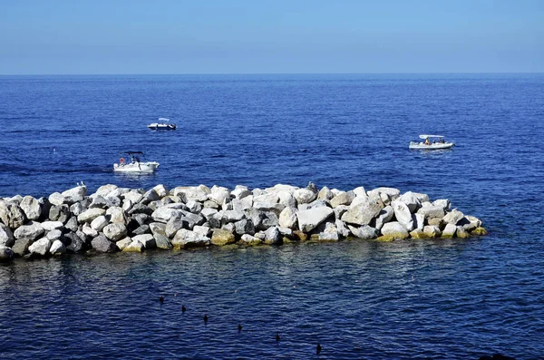 Barcos Recreo Costa Toscana Italia — Foto de Stock