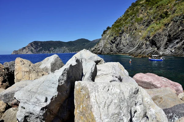 Recreation Boat Tuscan Coast — Stock Photo, Image