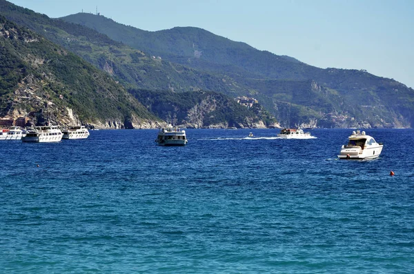 Recreation Boats Tuscan Coast Italy — Stock Photo, Image