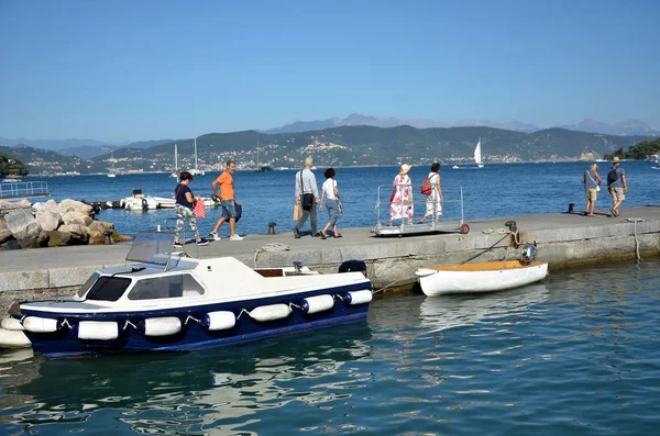 Přístav Porto Venere Italském Pobřeží — Stock fotografie