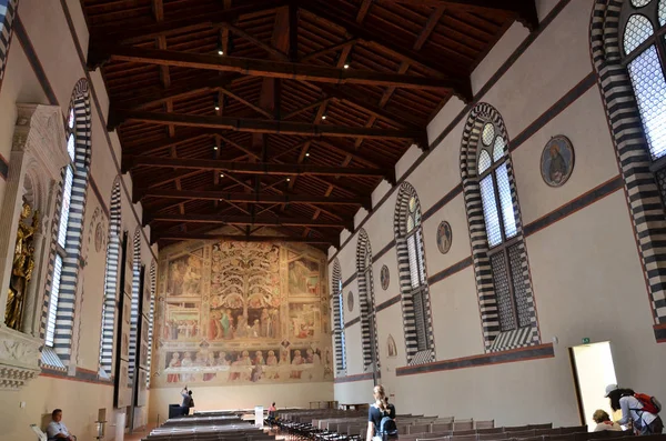 Chapel Famous Monastery Florence — Stockfoto